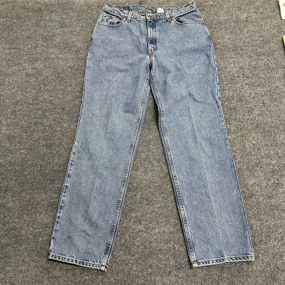 Levi's Jeans Womens Size 15 JR Blue 512 Slim Fit Straight Leg Denim High Waisted